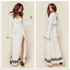 The Jetset Diaries Python maxi dress - Planet Blue